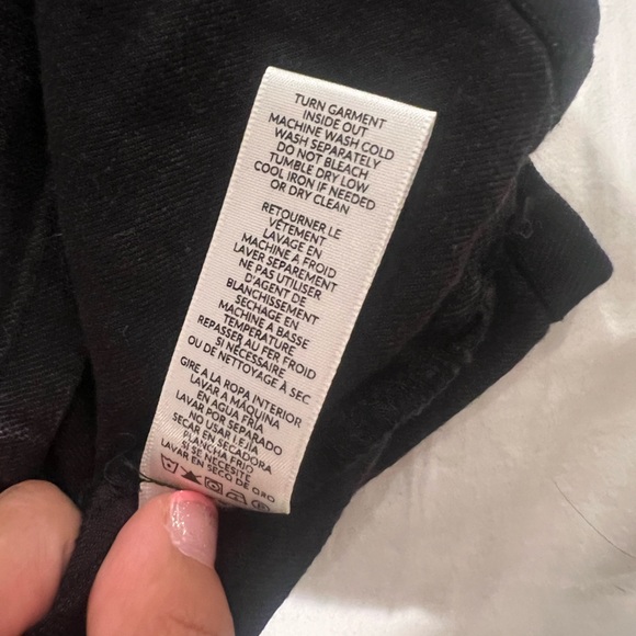 Splendid Dahlia Black button down maternity dress in size small - Picture 8 of 10